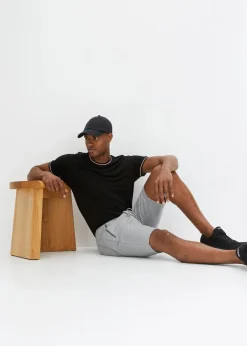 Herren bonprix Sweat|Hosen|Sweat-Bermuda mit praktischen Reißverschlusstaschen