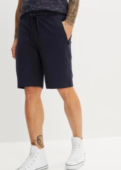 Hot Sweat-Bermuda mit praktischen Reißverschlusstaschen Herren Sweat|Hosen