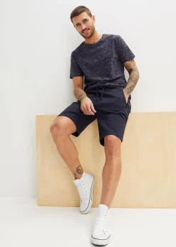 Hot Sweat-Bermuda mit praktischen Reißverschlusstaschen Herren Sweat|Hosen