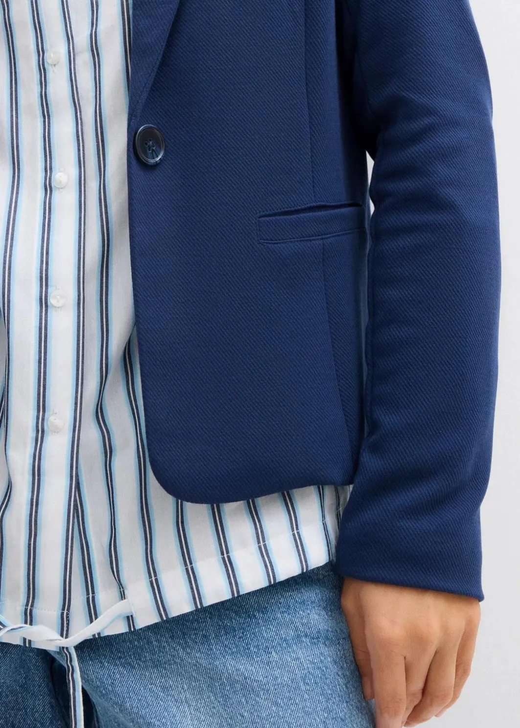Hot Sweatblazer mit fließender Viskose Damen Sweat|Blazer