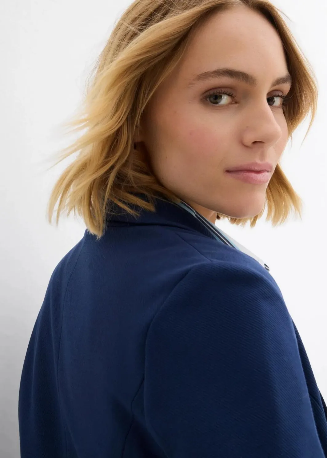 Hot Sweatblazer mit fließender Viskose Damen Sweat|Blazer