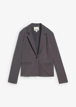Best Sweatblazer mit fließender Viskose Damen Bekleidung·Basics|Bekleidung·Blusen & Tuniken