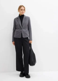 Best Sweatblazer mit fließender Viskose Damen Bekleidung·Basics|Bekleidung·Blusen & Tuniken
