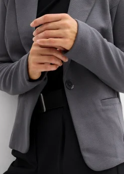 Best Sweatblazer mit fließender Viskose Damen Bekleidung·Basics|Bekleidung·Blusen & Tuniken