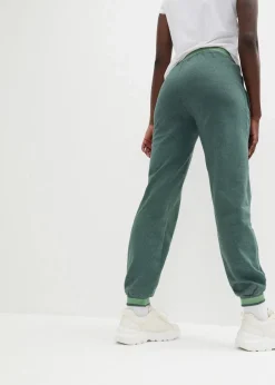 Damen bonprix Hosen|Sweat|Sweathose aus Baumwoll-Mix, 2er Pack