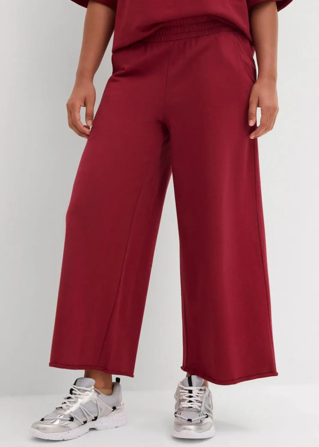 Online Sweathose aus Bio-Baumwolle, 7/8 Länge Damen Hosen|Sweat