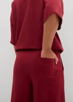 Online Sweathose aus Bio-Baumwolle, 7/8 Länge Damen Hosen|Sweat