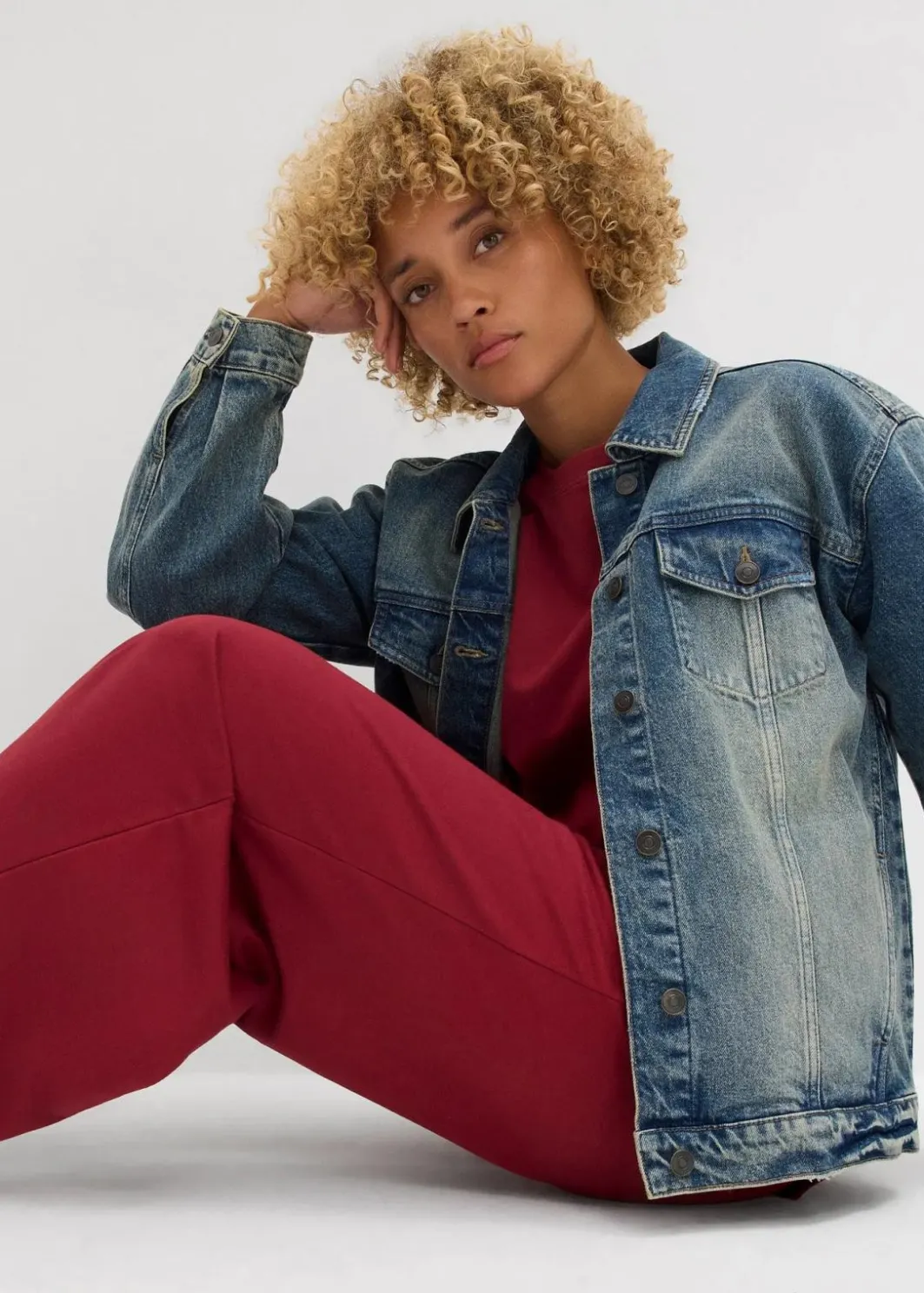 Online Sweathose aus Bio-Baumwolle, 7/8 Länge Damen Hosen|Sweat