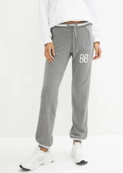 Damen bonprix Hosen|Sweat|Sweathose aus elastischem Baumwoll-Mix