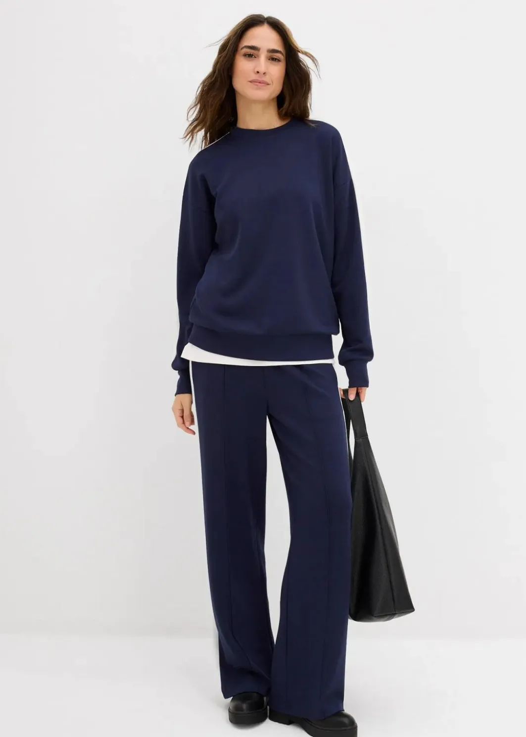 Damen bonprix Hosen|Sweat|Sweathose aus Interlock-Qualität