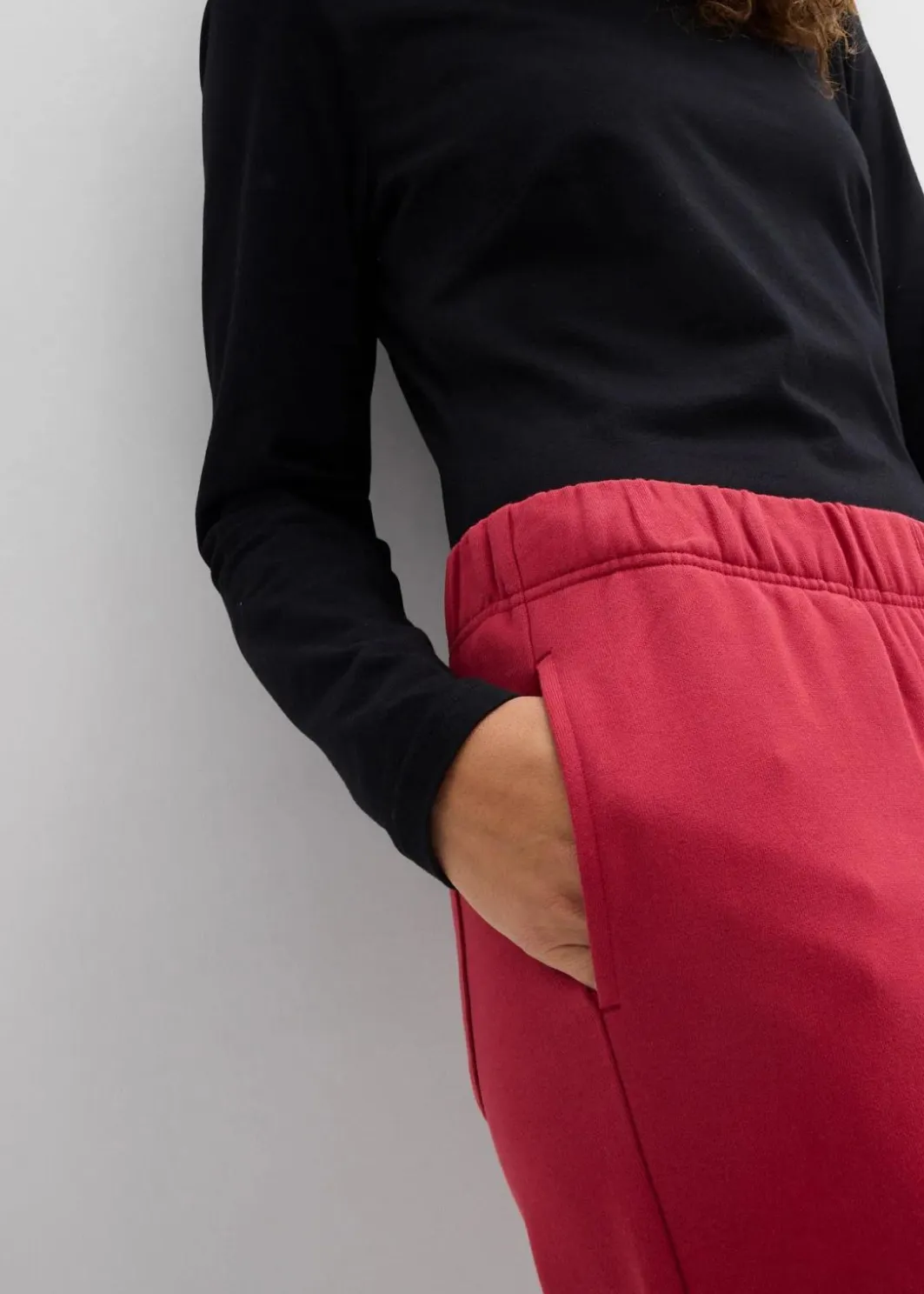 Damen bonprix Hosen|Sweat|Sweathose aus reiner Bio-Baumwolle (2er Pack)