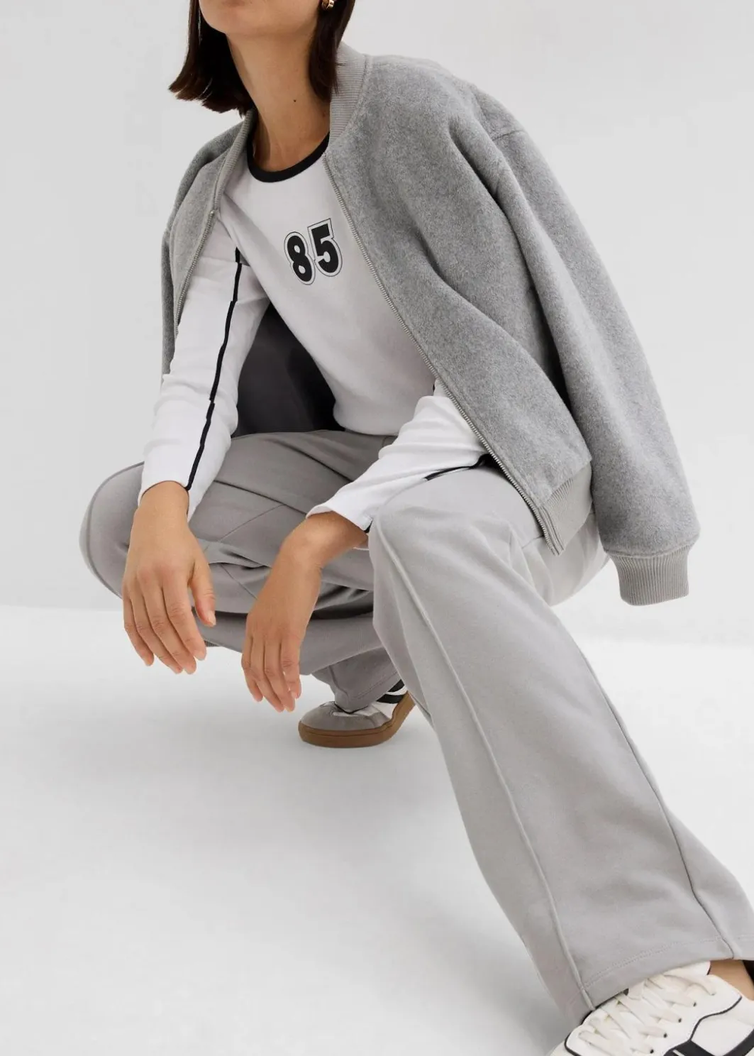 Sweathose aus reiner Bio-Baumwolle Damen Sweat|Hosen