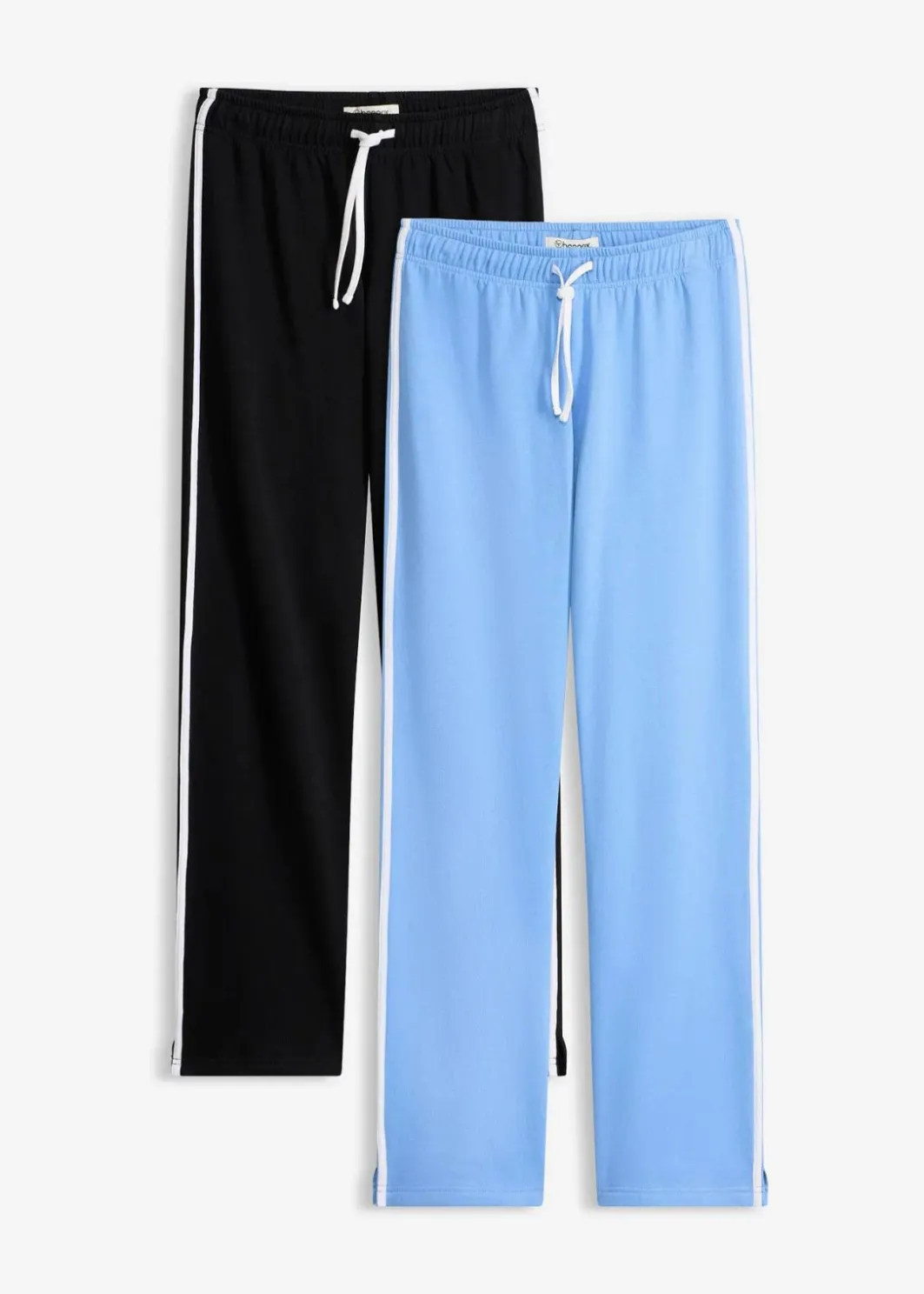 Damen bonprix Bekleidung·Röcke|Bekleidung·Blusen & Tuniken|Sweathose aus reiner schwerer Baumwolle (2er-Pack )