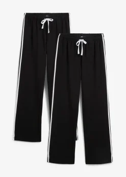 New Sweathose aus reiner schwerer Baumwolle (2er-Pack ) Damen Hosen|Sweat