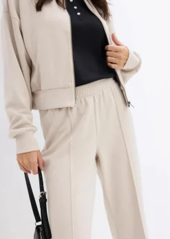 Online Sweathose aus softem Viskose-Mix Damen Hosen|Sweat