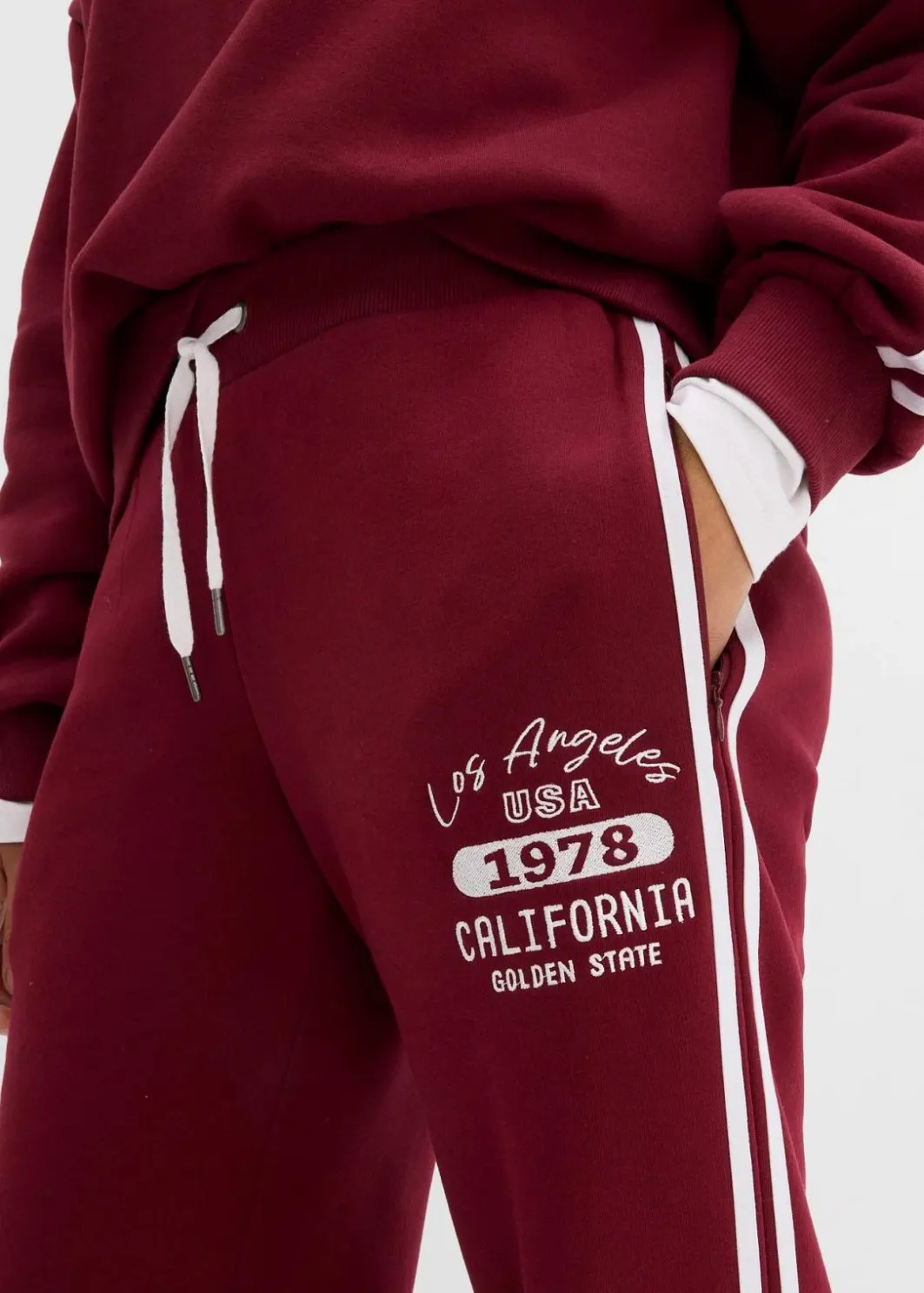 Damen bonprix Bekleidung·Blusen & Tuniken|Bekleidung·Kleider|Sweathose aus weichem Baumwoll-Mix