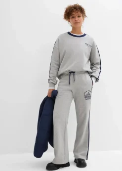 Online Sweathose aus weichem Baumwoll-Mix Damen Hosen|Sweat
