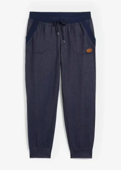 Hot 7/8-Sweathose in Jeansoptik Damen Sweat|Hosen