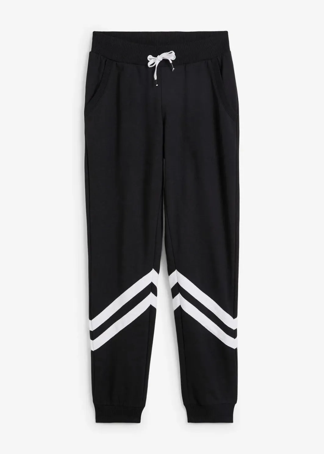 Damen bonprix Bekleidung·Blusen & Tuniken|Bekleidung·Kleider|Sweathose mit Streifen