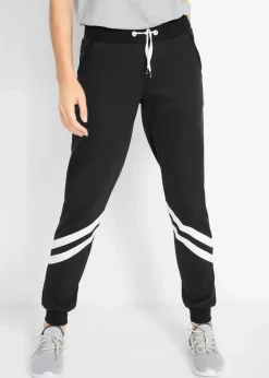 Damen bonprix Bekleidung·Blusen & Tuniken|Bekleidung·Kleider|Sweathose mit Streifen