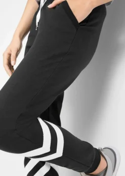 Damen bonprix Bekleidung·Blusen & Tuniken|Bekleidung·Kleider|Sweathose mit Streifen