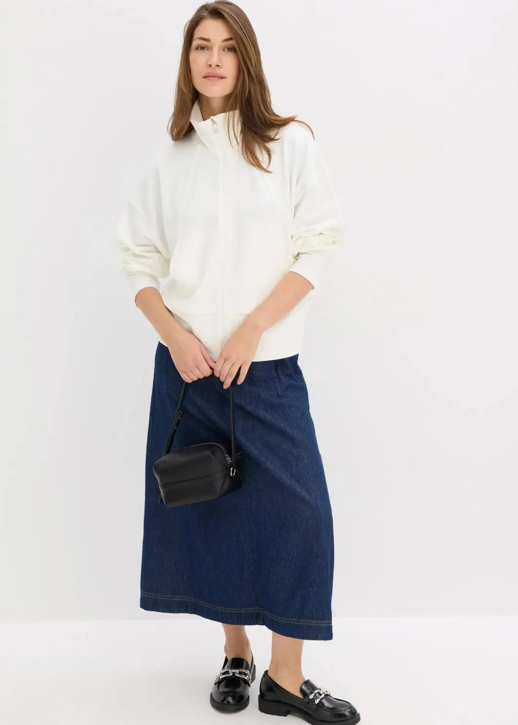 Outlet Sweatjacke aus bequemen Punto di Roma Damen Bekleidung·Blusen & Tuniken|Sweat
