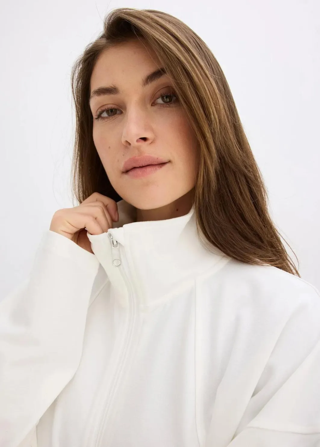 Outlet Sweatjacke aus bequemen Punto di Roma Damen Bekleidung·Blusen & Tuniken|Sweat
