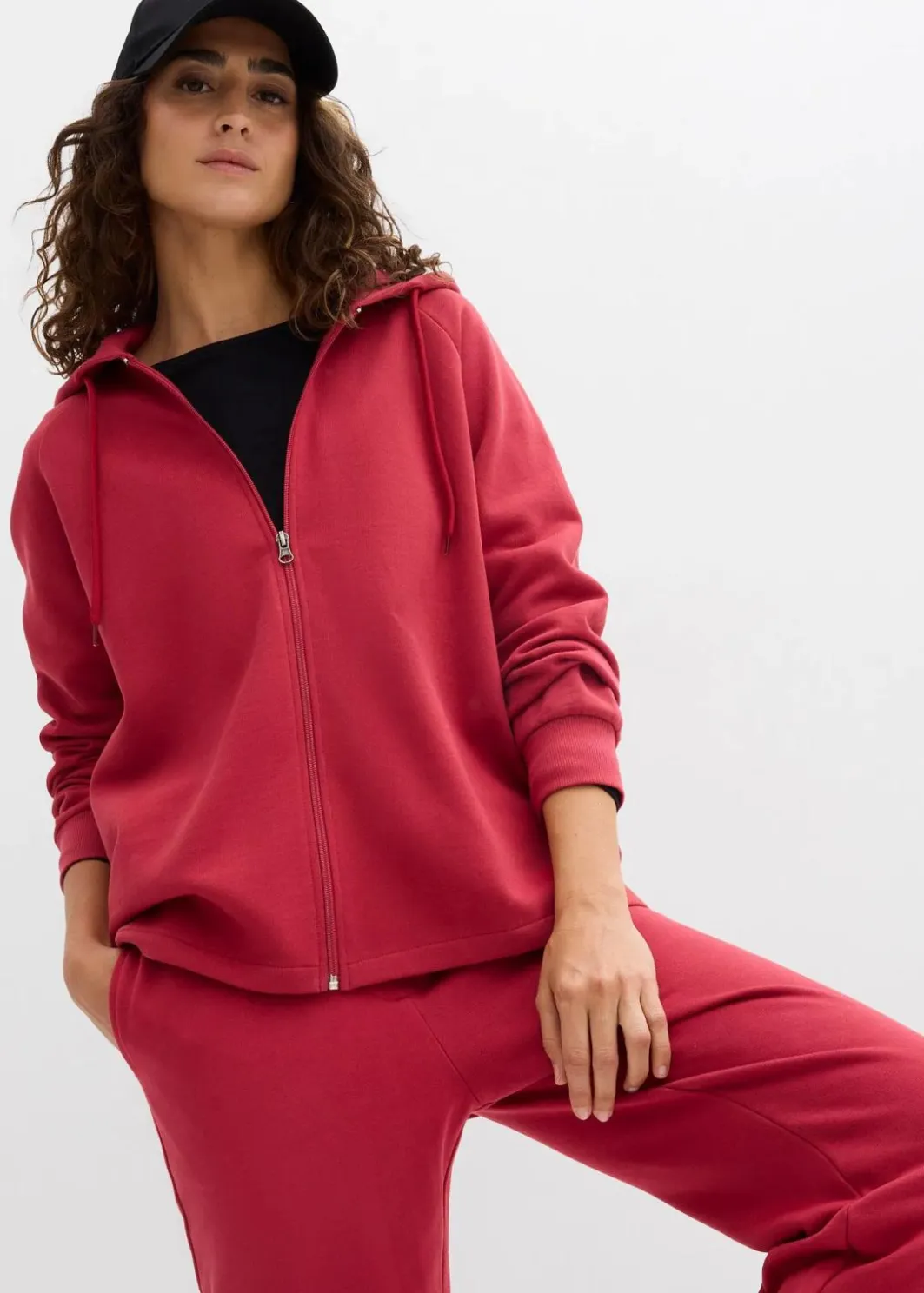 Clearance Sweatjacke aus reiner Bio-Baumwolle Damen Sweat|Basics