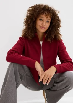 Outlet Sweatjacke aus reiner Bio-Baumwolle Damen Nachhaltigere Materialien|Sweat