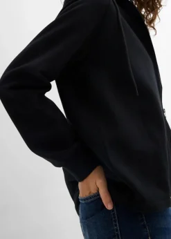 Damen bonprix Bekleidung·Röcke|Bekleidung·Blusen & Tuniken|Sweatjacke aus reiner Bio-Baumwolle