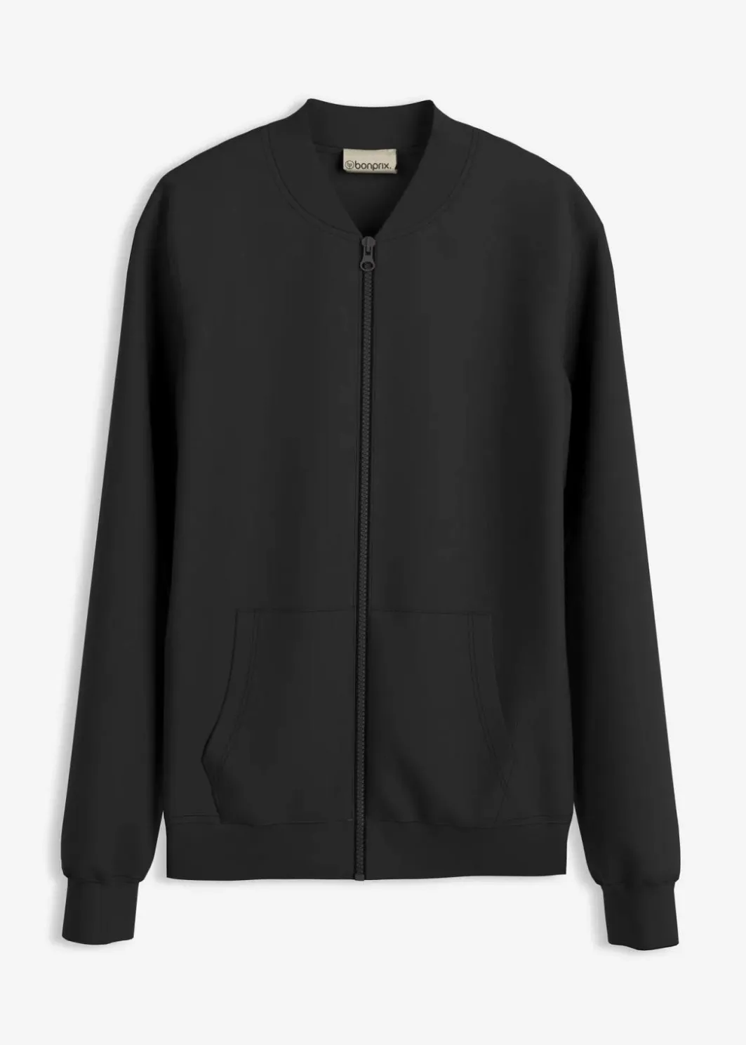 Damen bonprix Bekleidung·Röcke|Bekleidung·Blusen & Tuniken|Sweatjacke aus Scuba mit Reißverschluss