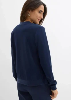 New Sweatjacke aus Scuba mit Reißverschluss Damen Nachhaltigere Materialien|Sweat