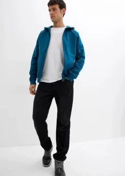 Herren bonprix Große Größen|Sportbekleidung|Sweatjacke mit Kontrastdetails aus reiner Baumwolle