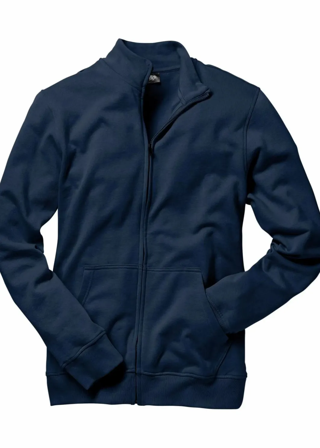 Herren bonprix Große Größen|Basics|Sweatjacke mit Stehkragen