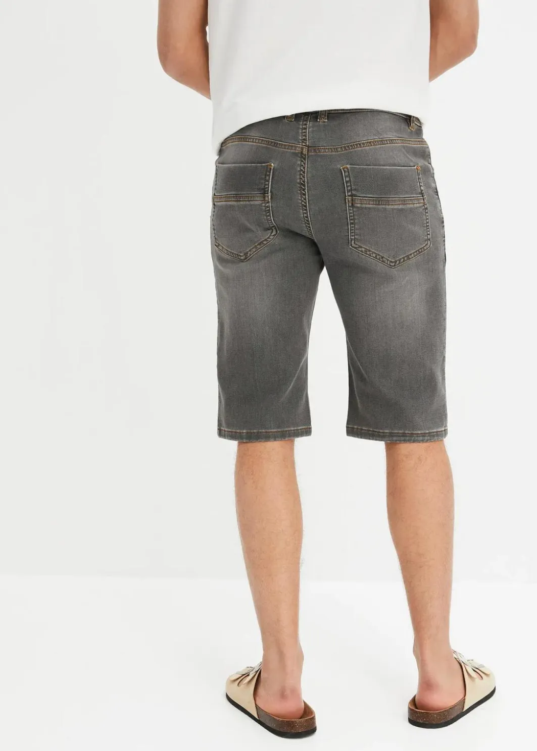 Best Sweat-Jeans-Bermuda m. Komfortschnitt, Regular Fit Herren Jeans|Shorts