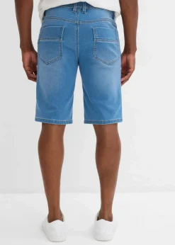 Herren bonprix Jeans|Shorts|Sweat-Jeans-Bermuda m. Komfortschnitt, Regular Fit