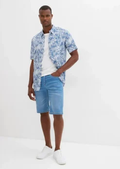 Herren bonprix Jeans|Shorts|Sweat-Jeans-Bermuda m. Komfortschnitt, Regular Fit