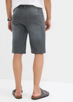 Herren bonprix Jeans|Shorts|Sweat-Jeans-Bermuda m. Komfortschnitt, Regular Fit