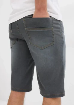 Herren bonprix Jeans|Shorts|Sweat-Jeans-Bermuda m. Komfortschnitt, Regular Fit