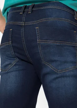 Herren bonprix Große Größen|Shorts|Sweat-Jeans-Bermuda m. Komfortschnitt, Regular Fit