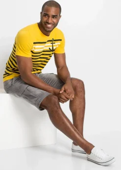 Discount Sweatjeans-Bermuda, Regular Fit Herren Große Größen|Shorts