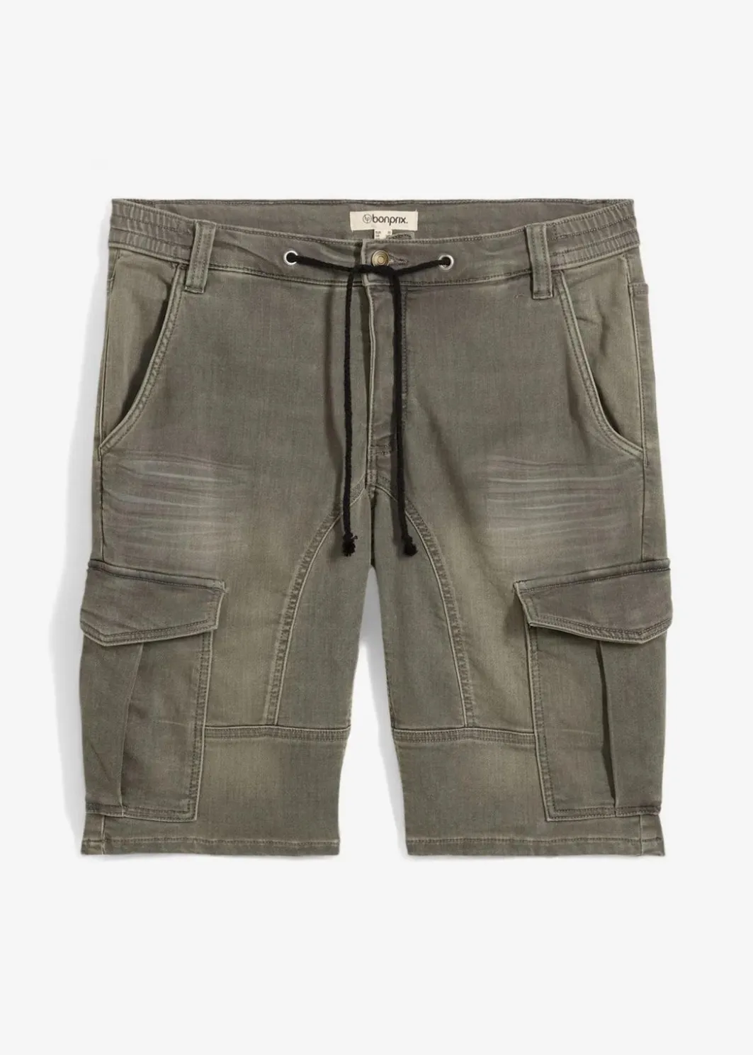 Herren bonprix Jeans|Sweat|Sweatjeans-Bermuda, Regular Fit