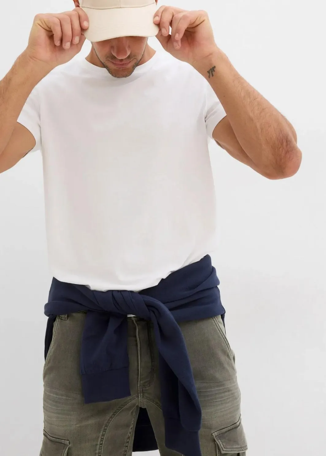 Herren bonprix Jeans|Sweat|Sweatjeans-Bermuda, Regular Fit