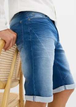 Herren bonprix Jeans|Shorts|Sweat-Jeans-Bermuda, Relaxed Fit