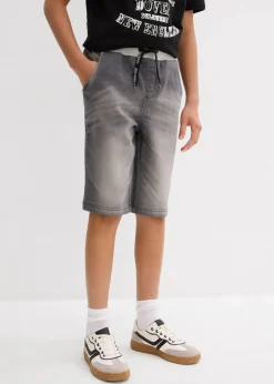 Sale Sweatjeans-Schlupfbermuda, Regular Fit Kinder Jungen 9-16 Jahre·Jeans|Jungen 9-16 Jahre·Shorts