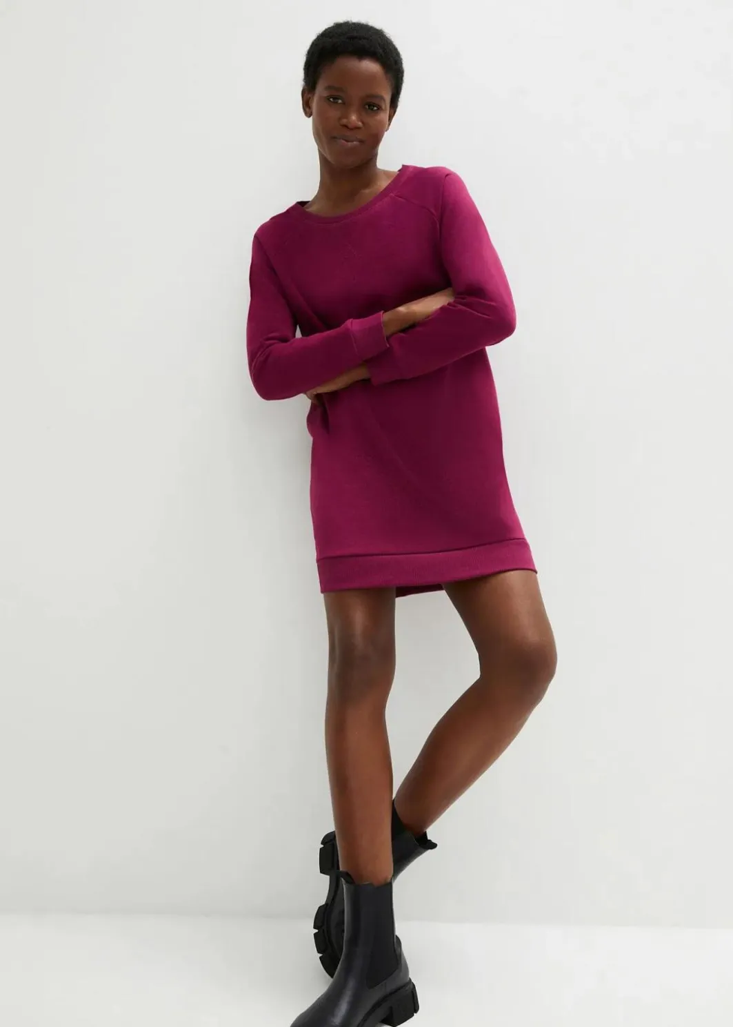 Outlet Sweatkleid Damen Kleider|Sweat