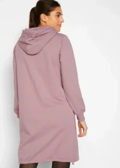 Damen bonprix Bekleidung·Blusen & Tuniken|Bekleidung·Pullover & Strickjacken|Sweatkleid aus Baumwoll-Mix