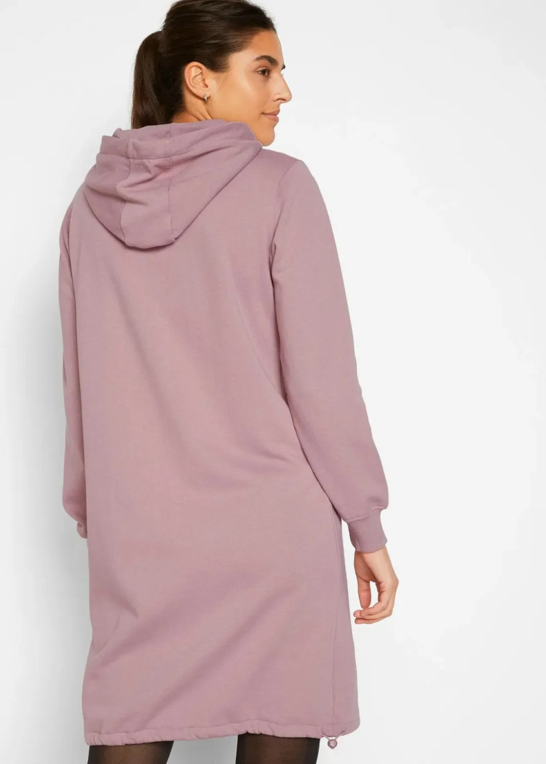 Damen bonprix Bekleidung·Blusen & Tuniken|Bekleidung·Pullover & Strickjacken|Sweatkleid aus Baumwoll-Mix