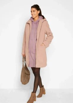 Damen bonprix Bekleidung·Blusen & Tuniken|Bekleidung·Pullover & Strickjacken|Sweatkleid aus Baumwoll-Mix