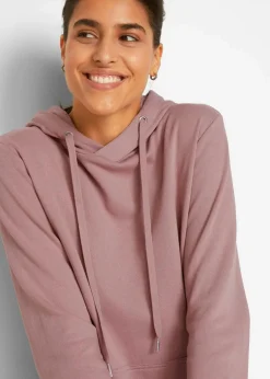 Damen bonprix Bekleidung·Blusen & Tuniken|Bekleidung·Pullover & Strickjacken|Sweatkleid aus Baumwoll-Mix
